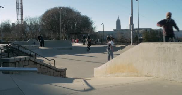 Skatepark Beltline Atlanta Georgia — Vídeos de Stock