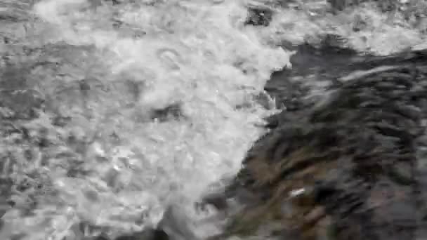 Linville Falls Tight Shot Raging Water — Stock video