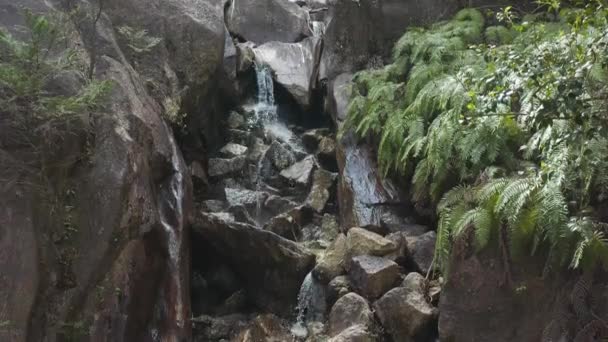 Cachoeira Câmera Lenta Filmada Shiga Japão Trilha Dos Alpes Konze — Vídeo de Stock