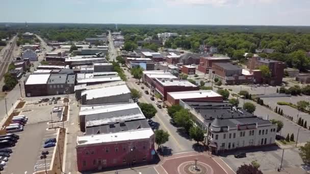 Small Town America Reidsville Reidsville Carolina Del Norte — Vídeos de Stock