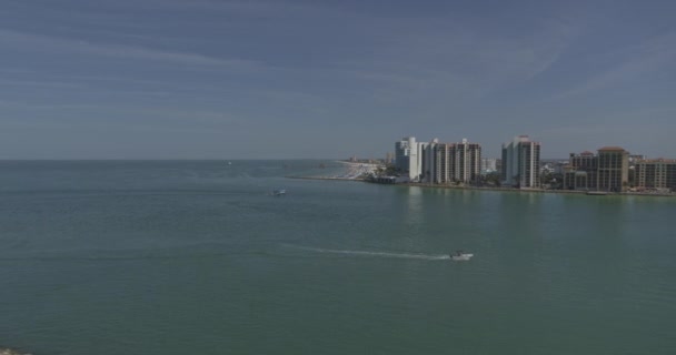 플로리다 Aerial V11 편대가 모래사장을 남쪽의 클리어 해변을 Dji Inspire — 비디오