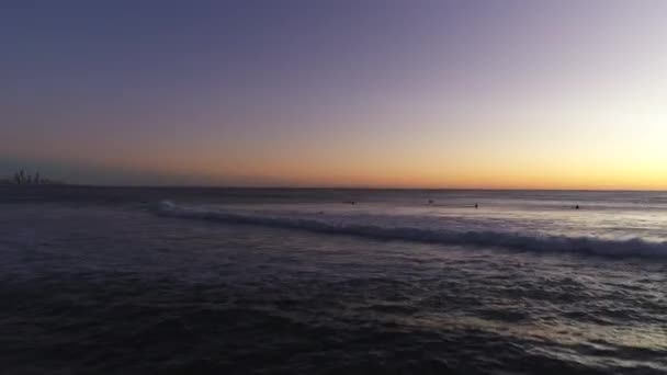 Hava Aracı Çok Popüler Burleigh Heads Altın Sahili Qld Avustralya — Stok video