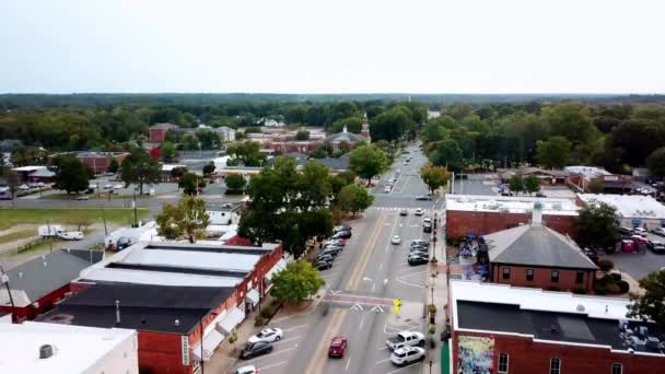 Aerial Push Matthews Matthews North Carolina — Stock video