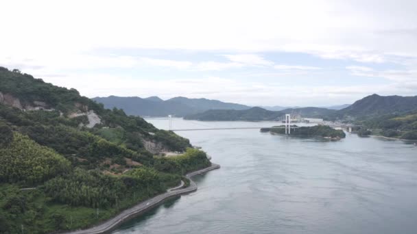 Рейс Shot Ocean Bridges Japan — стокове відео