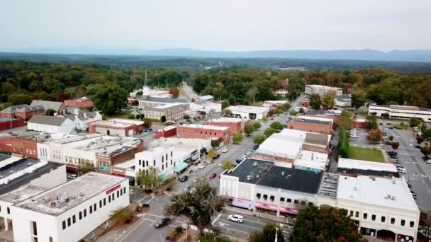 モーントン ノースカロライナ ダウンタウン 4Kのモーントン ノースカロライナ市 — ストック動画