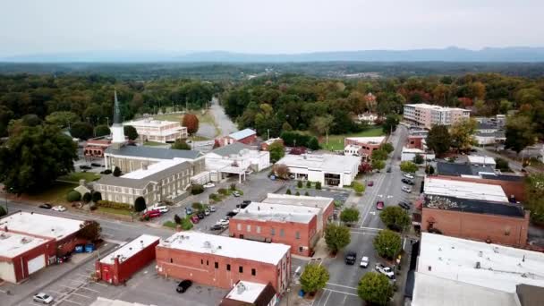 Morganton Morganton North Carolina Small Town Estados Unidos — Vídeos de Stock