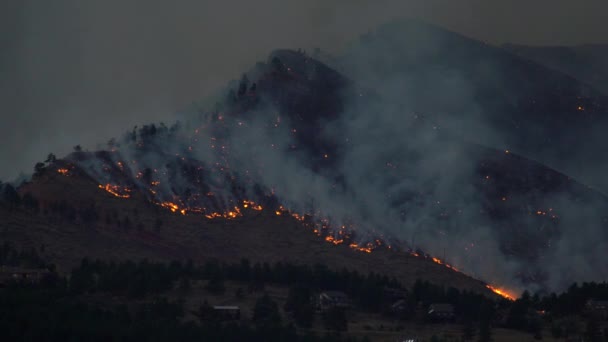 Incendio Calwood Norte Colorado 2020 — Vídeos de Stock