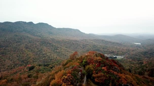 Fall Color Banner Elk Banner Elk North Carolina — Stock video