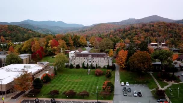 Lees Mcrae College Banner Elk Banner Elk North Carolina — стокове відео