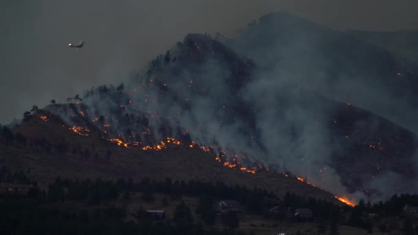 Incendio Calwood Norte Colorado 2020 — Vídeo de stock