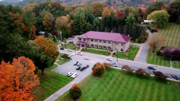 Lees Mcrae College Banner Elk Banner Elk North Carolina — Stock video