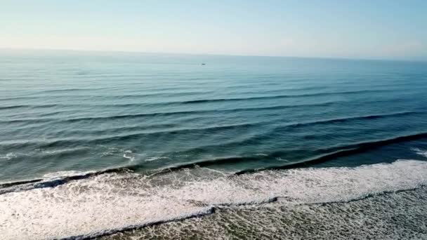 Surf Hatteras Hatteras North Carolina Aerial — Stockvideo