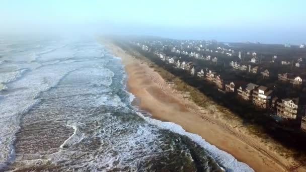 Ydre Banks Aerial Fra Avon Avon North Carolina – Stock-video