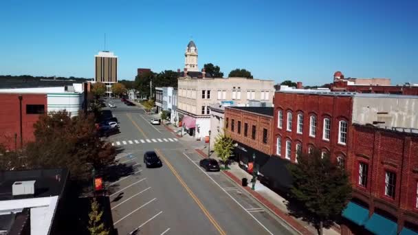 Luchtfoto Monroe Monroe North Carolina — Stockvideo