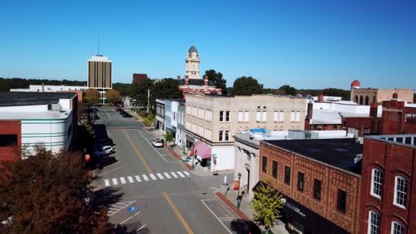 Aerial Monroe Észak Karolina Monroe Észak Karolina — Stock videók