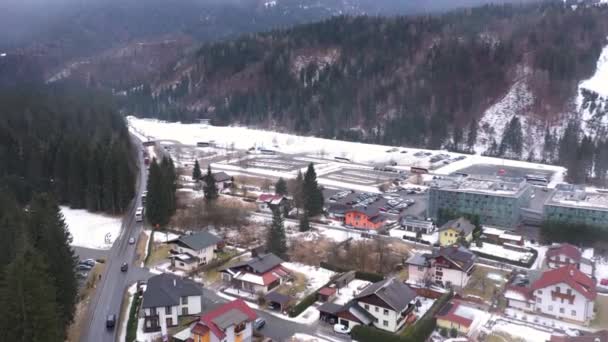 Aerial View Tropolach Nassfeld Pressegger See Corinthia Rakousko Výstřel Bezpilotních — Stock video