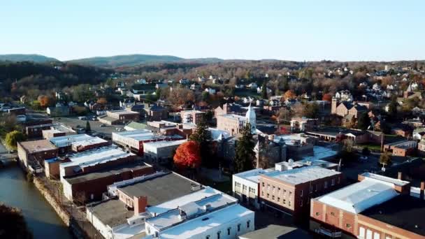 Aerial Pulaski Virginia Pulaski Pulaski County Court — Stock video