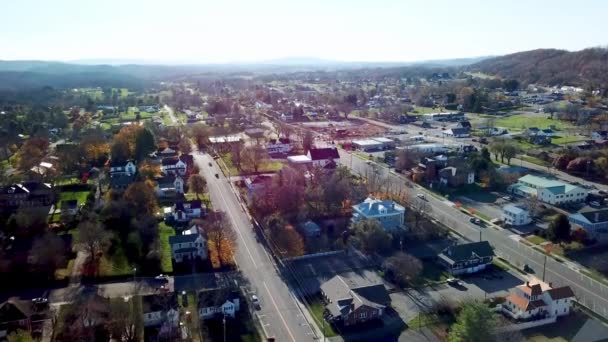 Wytheville Virginia Neighborhood Vorort Wythe County Virginia Neighborhood Small Town — Stockvideo