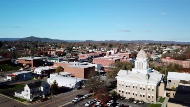 Letecký Soud Wythe County Wytheville Virginia Wytheville Wythe County Virginia — Stock video