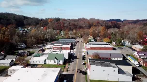 Damascus Virginia Damascus Virginia Aerial — Stock Video