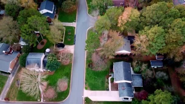Aerial Bairro Habitação Uma Área Residencial — Vídeo de Stock