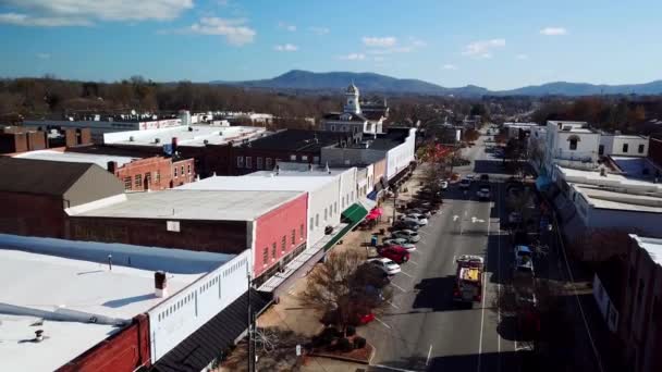 Baixa Pressão Aérea Morganton Morganton Carolina Norte — Vídeo de Stock