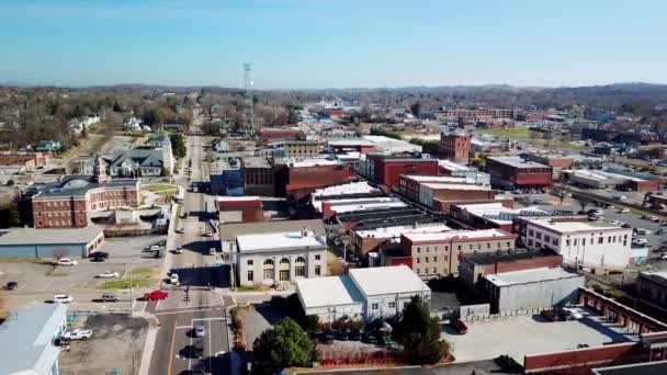 Aerial High Shot Morristown Tennessee Morristown Morristown Tenn — Vídeos de Stock