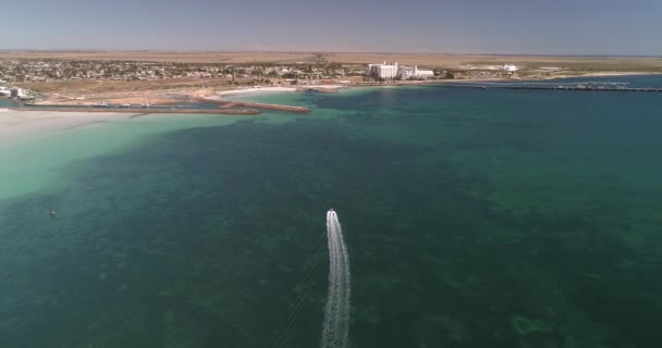 Egy Hajót Követően Yorke Peninsula Dél Ausztrália Ausztrália — Stock videók