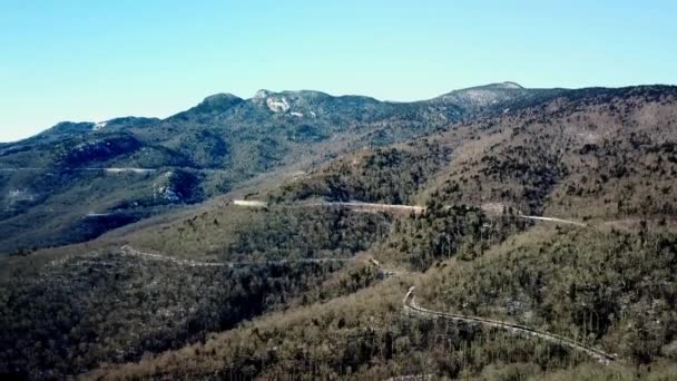 Grootvader Mountain North Carolina Aerial Grootvader Mountain — Stockvideo