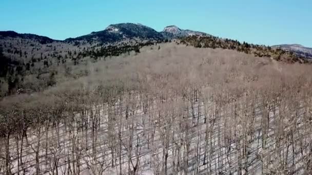 Aerial Tlit Grandfather Mountain Grandfather Mountain North Carolina — Stock video