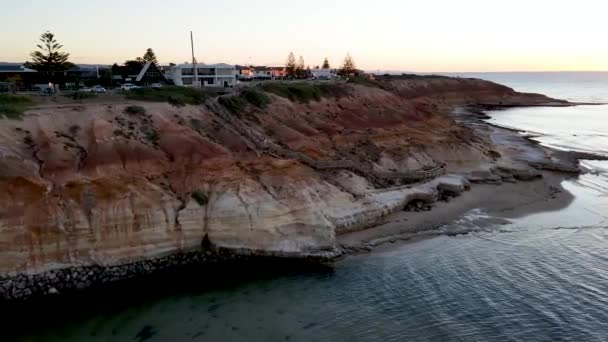 Beautiful Clear Afternoon Port Noarlunga South South Australia — Stock Video