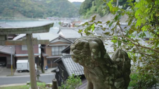 Ine Cho Village Kyoto Daki Funaya Evleri Odaklanma Çekim Kurma — Stok video