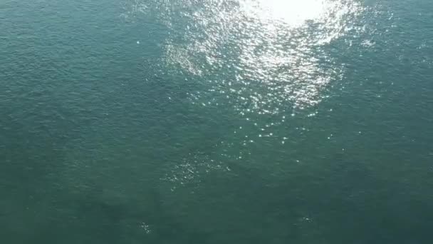 Воздушный Наклон Показывает Seto Внутреннее Море Кролик Острова Хиросиме Япония — стоковое видео
