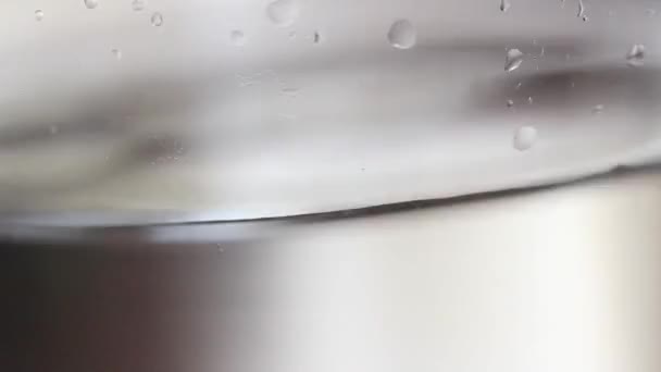 Acqua Primo Piano Ondeggiante Purezza Astratta Acqua — Video Stock