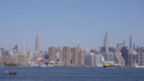 Midtown Manhattan New York City Dall Altra Parte Dell East — Video Stock