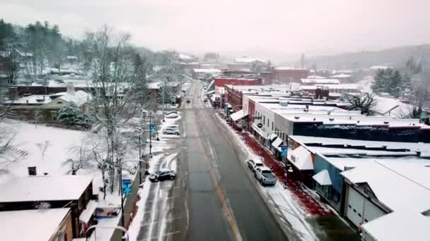 King Street Pullout Boone Boone Carolina Del Norte — Vídeos de Stock