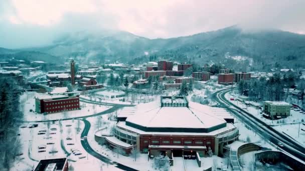 Snow Boone Carolina Del Norte Boone — Vídeos de Stock