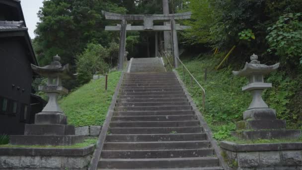 Japonya Nın Kyoto Kentindeki Ine Cho Kasabasındaki Torii Türbesine Giden — Stok video