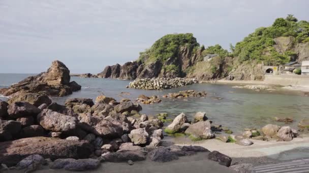 Береговая Линия Фукуи Echizen National Park Road — стоковое видео
