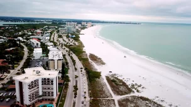 Légi Mentés High Felett Lido Beach Lido Key Közelében Sarasota — Stock videók