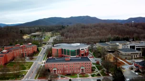 Campus Antenne Der East Tennessee State University — Stockvideo