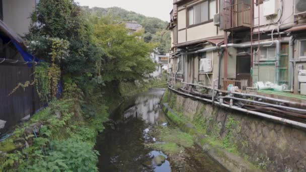 Старе Сусідство Місті Кіносакі Японія — стокове відео