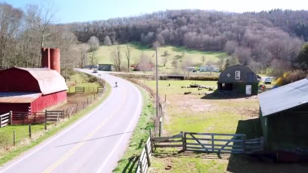 Masný Tábor Severní Karolína Vytáhnout Masný Tábor Severní Karolína Boone — Stock video