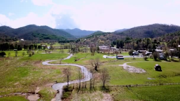 Valle Crucis Valley Crucis North Carolina Dekat Boone Boone North — Stok Video