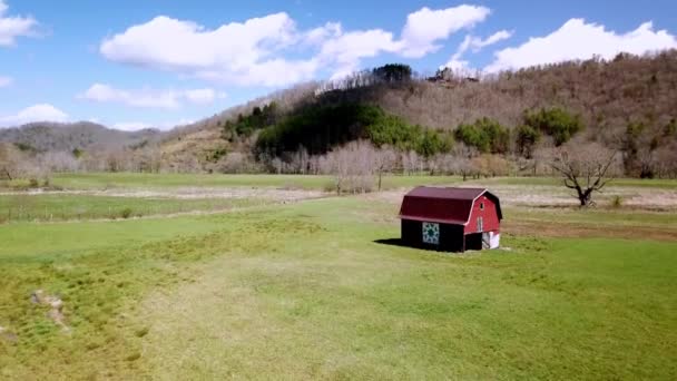 Valle Crucis Farm Valle Crucis Valle Crucis Caroline Nord Aerial — Video