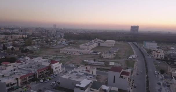 Flygbild Sami Abdul Rahman Park Erbil Stad Bakhtiari Drönare Skott — Stockvideo