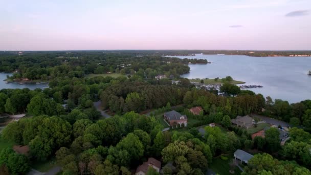 ノーマン湖Nc開発 ノースカロライナ州北部の不動産 — ストック動画