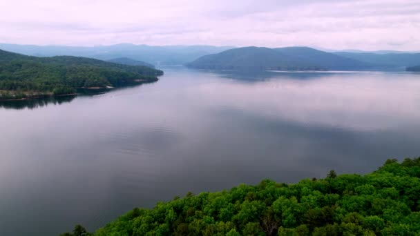 Krásné Jocassee Lake Lake Jocassee Lake Jocassee Jižní Karolína — Stock video