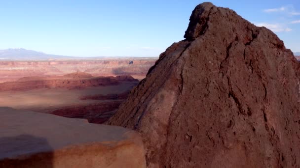 Slider Shot Canyons Dead Horse Point — Stock Video