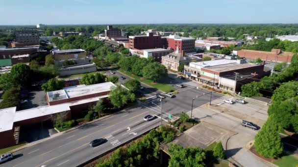 High Aerial Sobre Greenwood Greenwood South Carolina — Vídeo de Stock